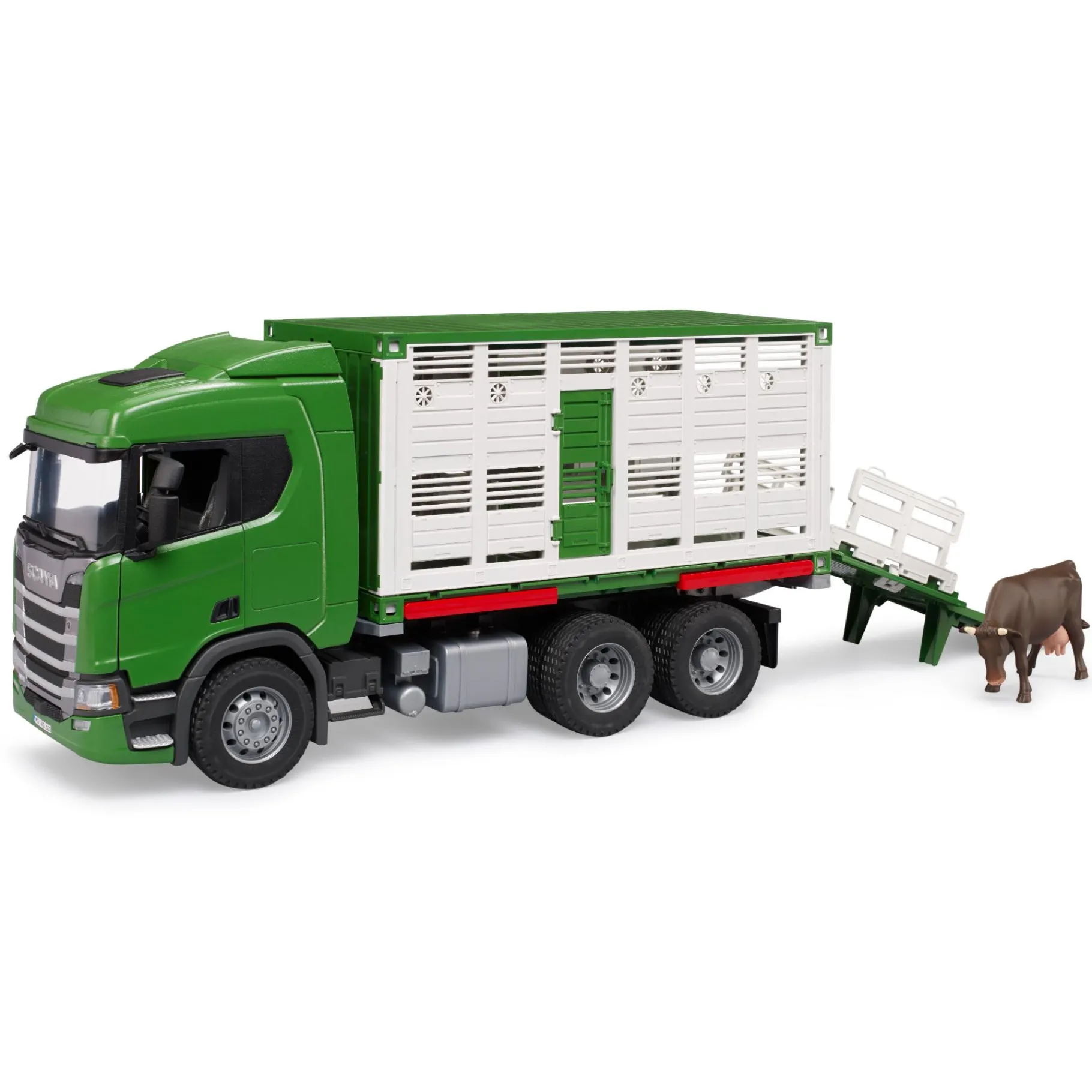 Auto's|Jongens> Scania vrachtwagen 560r veetransport met dier