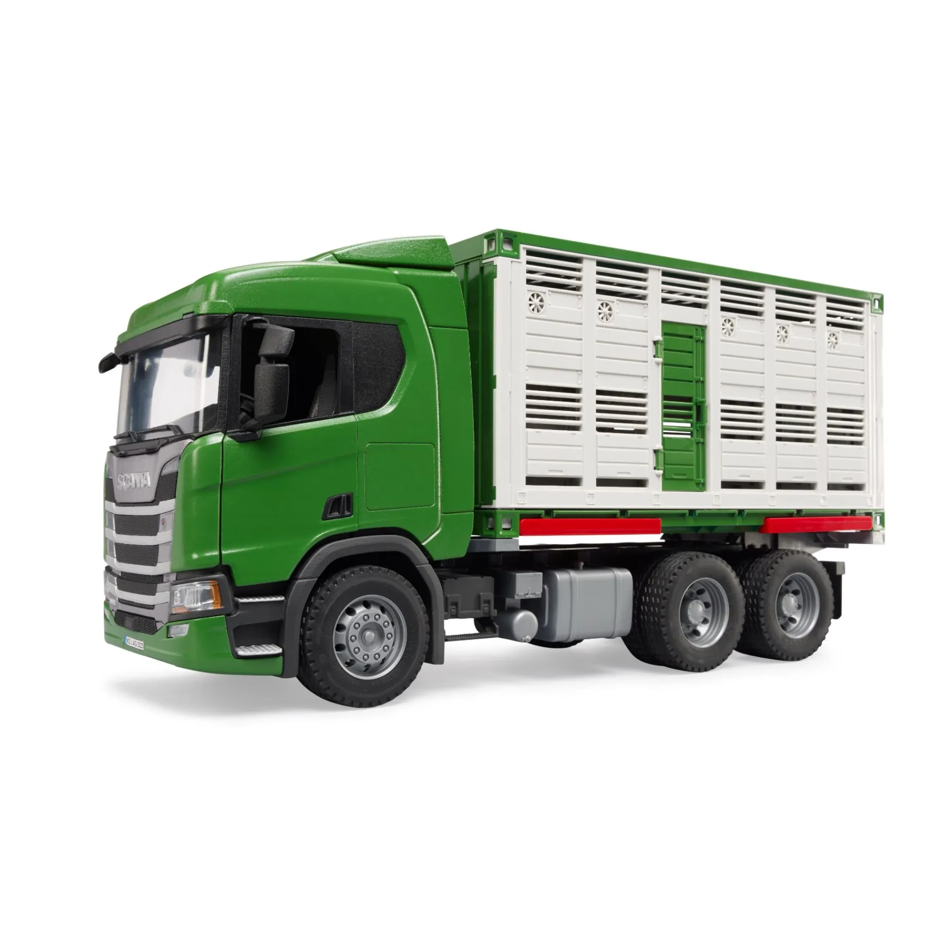 Auto's|Jongens> Scania vrachtwagen 560r veetransport met dier