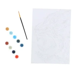 Verven / Schilderen> Schilderen op nummer Tijger