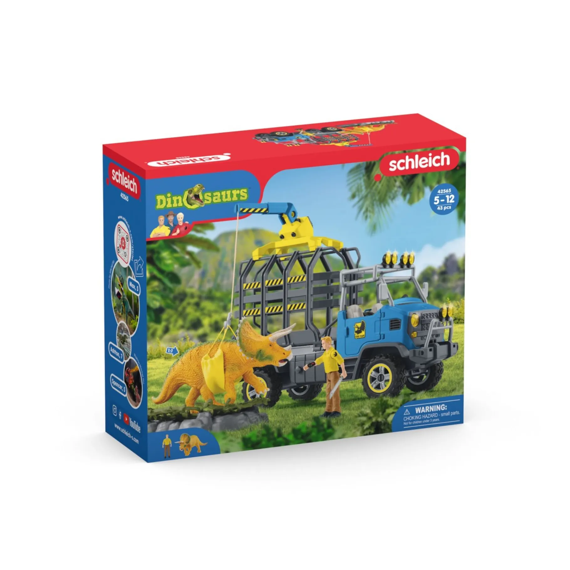 Speelfiguren> Schleich 42565 Dino Vrachtwagen