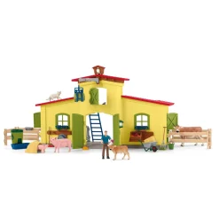 Boerderij|Jongens> Schleich 42605 grote boerderij met dieren En Accesoires