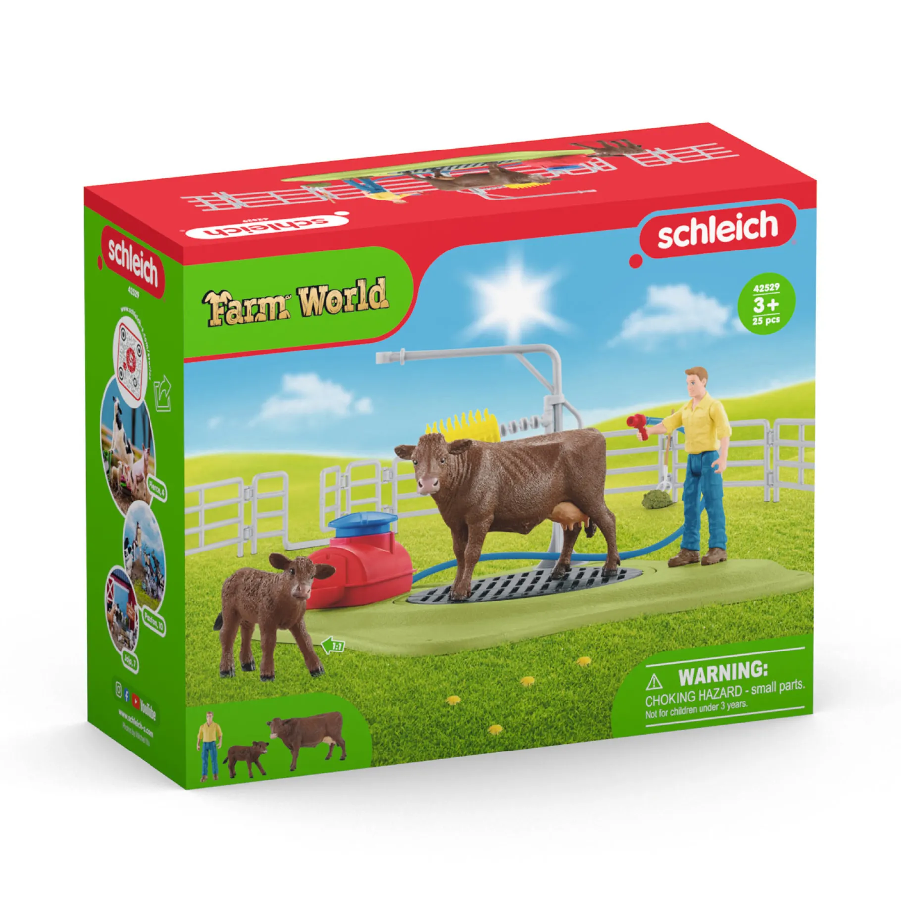 Speelfiguren>Schleich 42529 Happy Cow Wash