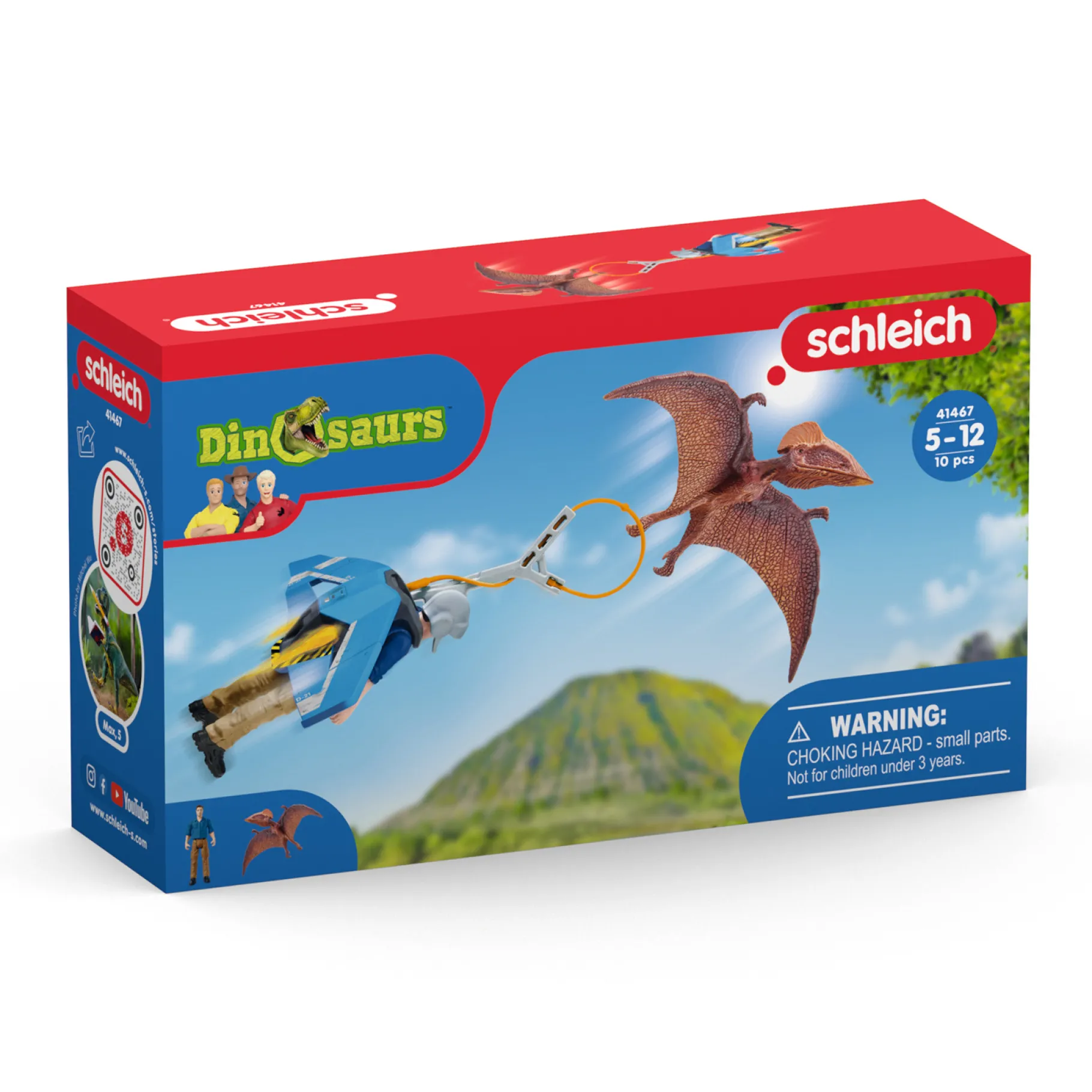 Dino's|Jongens>Schleich 41467 Jetpack Achtervolging
