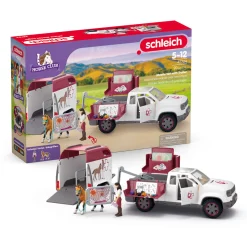 Speelsets|Jongens> Schleich 42704 Mobile Vet With Trailer