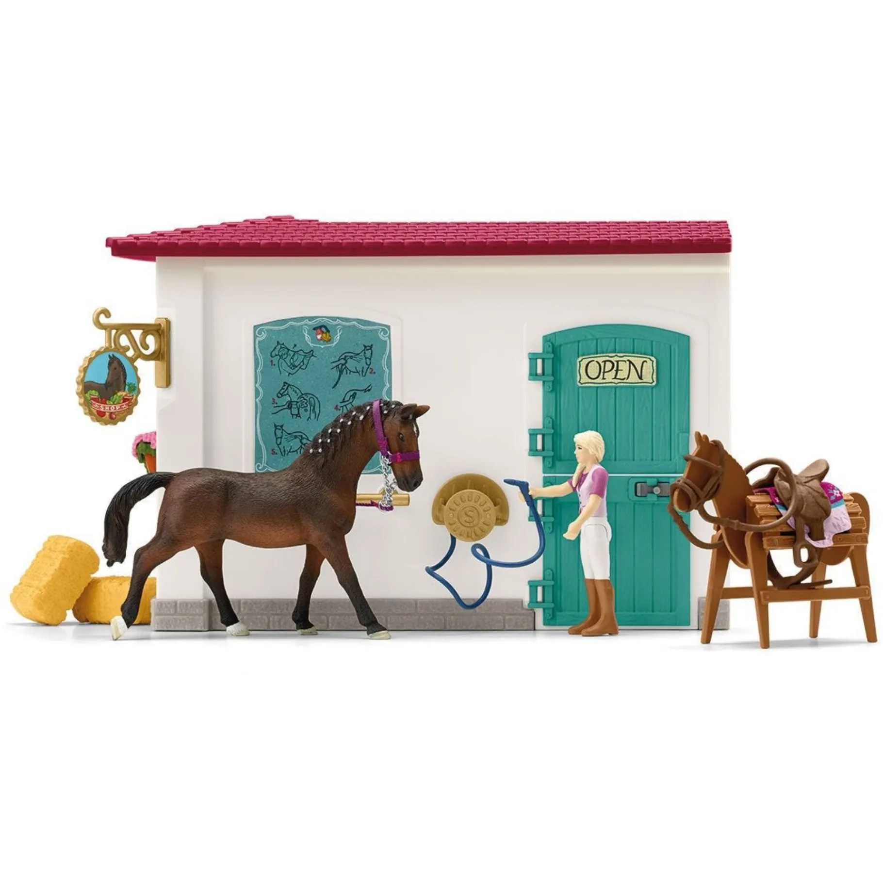 Speelfiguren>Schleich 42568 Paardenwinkel