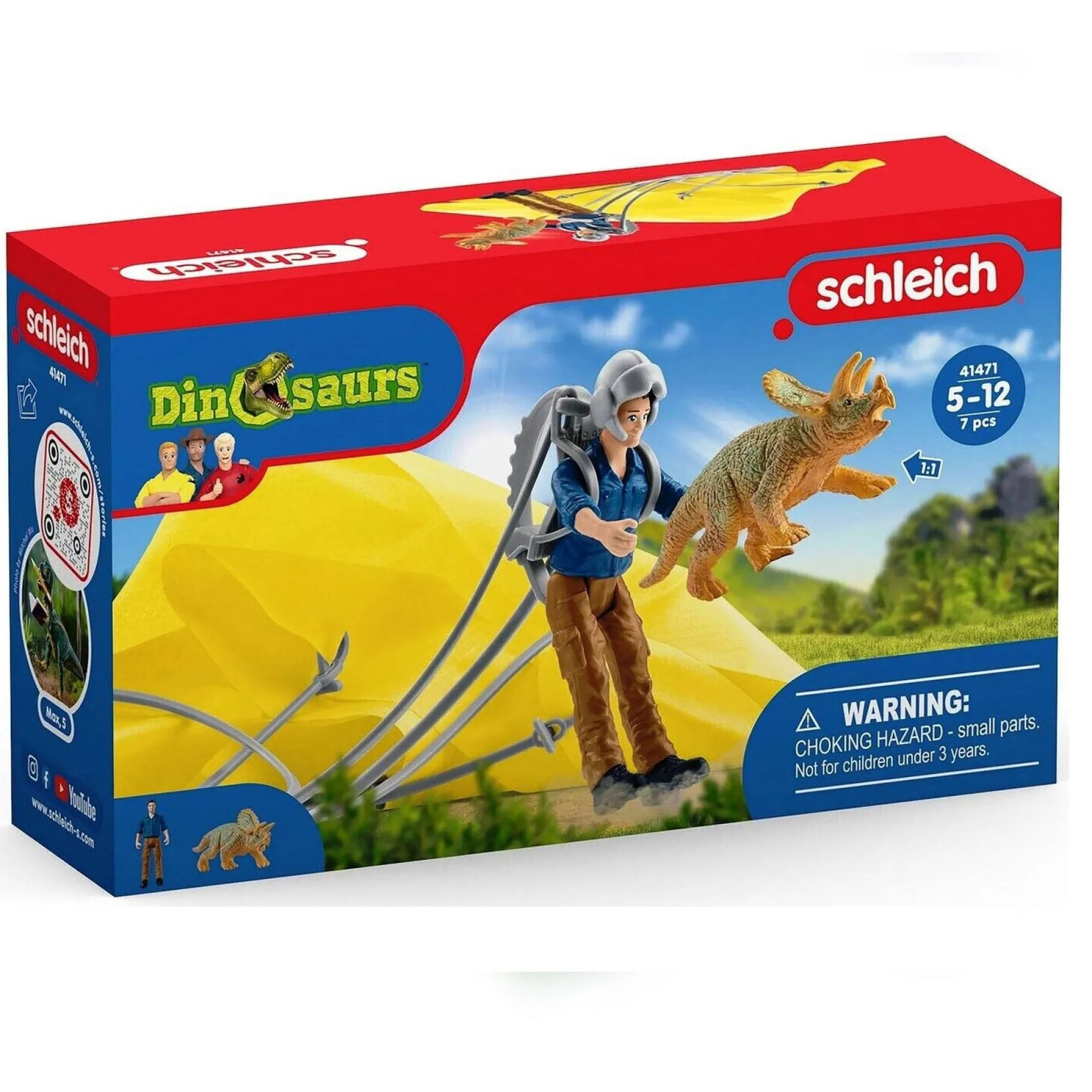 Speelfiguren>Schleich 41471 Parachutistenredding