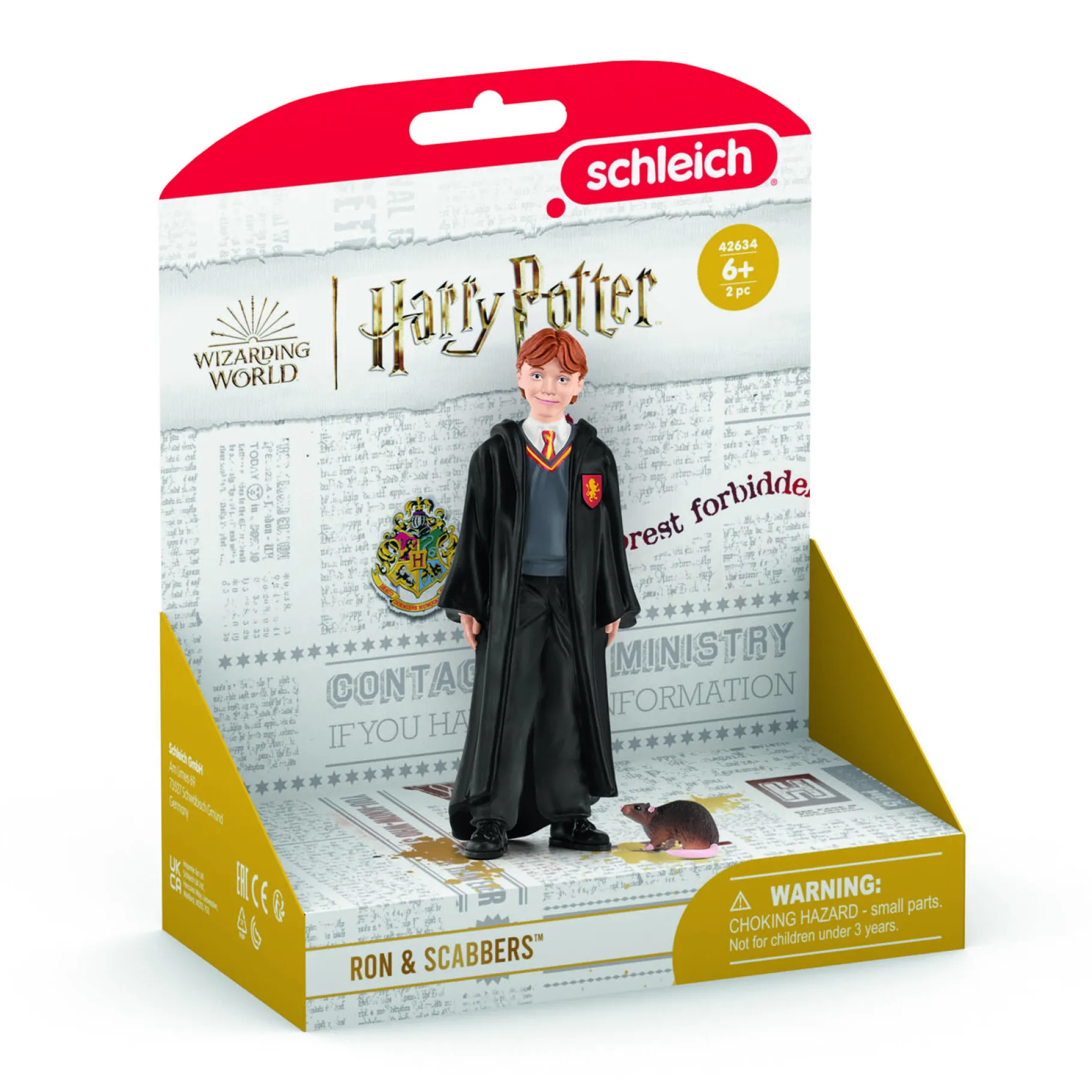 Speelfiguren>Schleich 42634 Ron Weasley & Scabbers