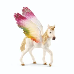 Speelfiguren> Schleich 70577 winged rainbow unicorn veulen