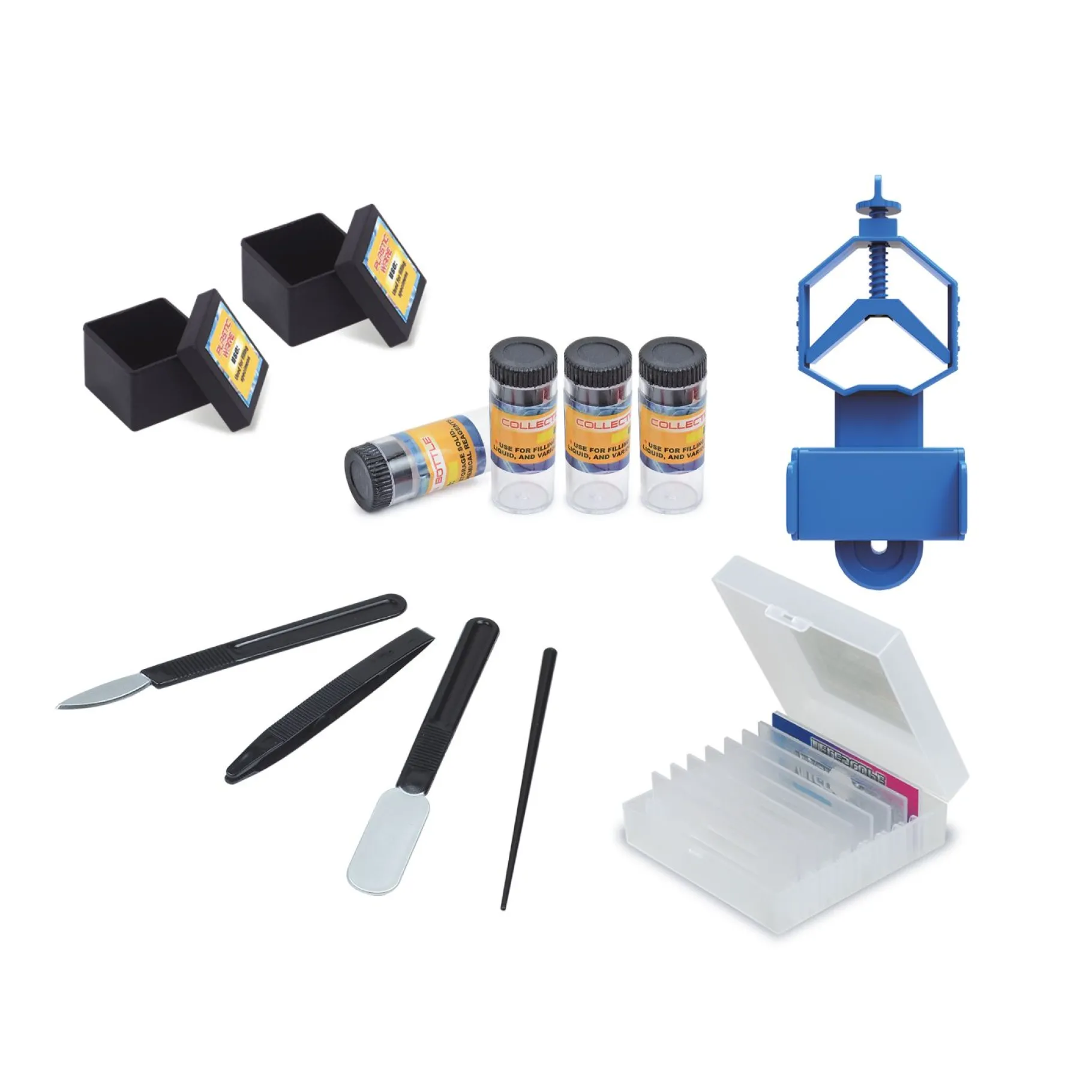 Wetenschapsspellen|Jongens>Science Microscoopset in koffer