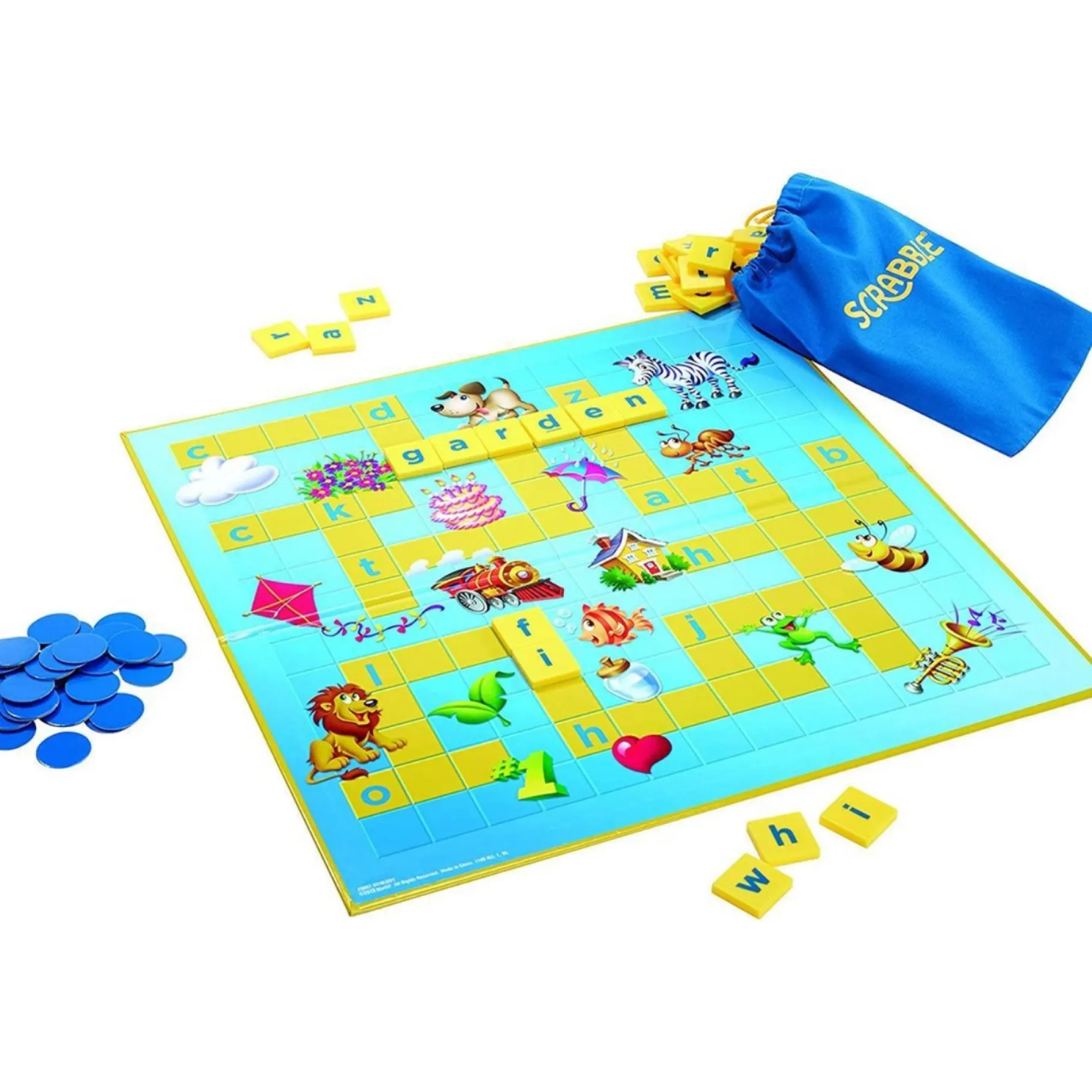 Kinderspellen>Mattel Scrabble Junior - Kinderspel