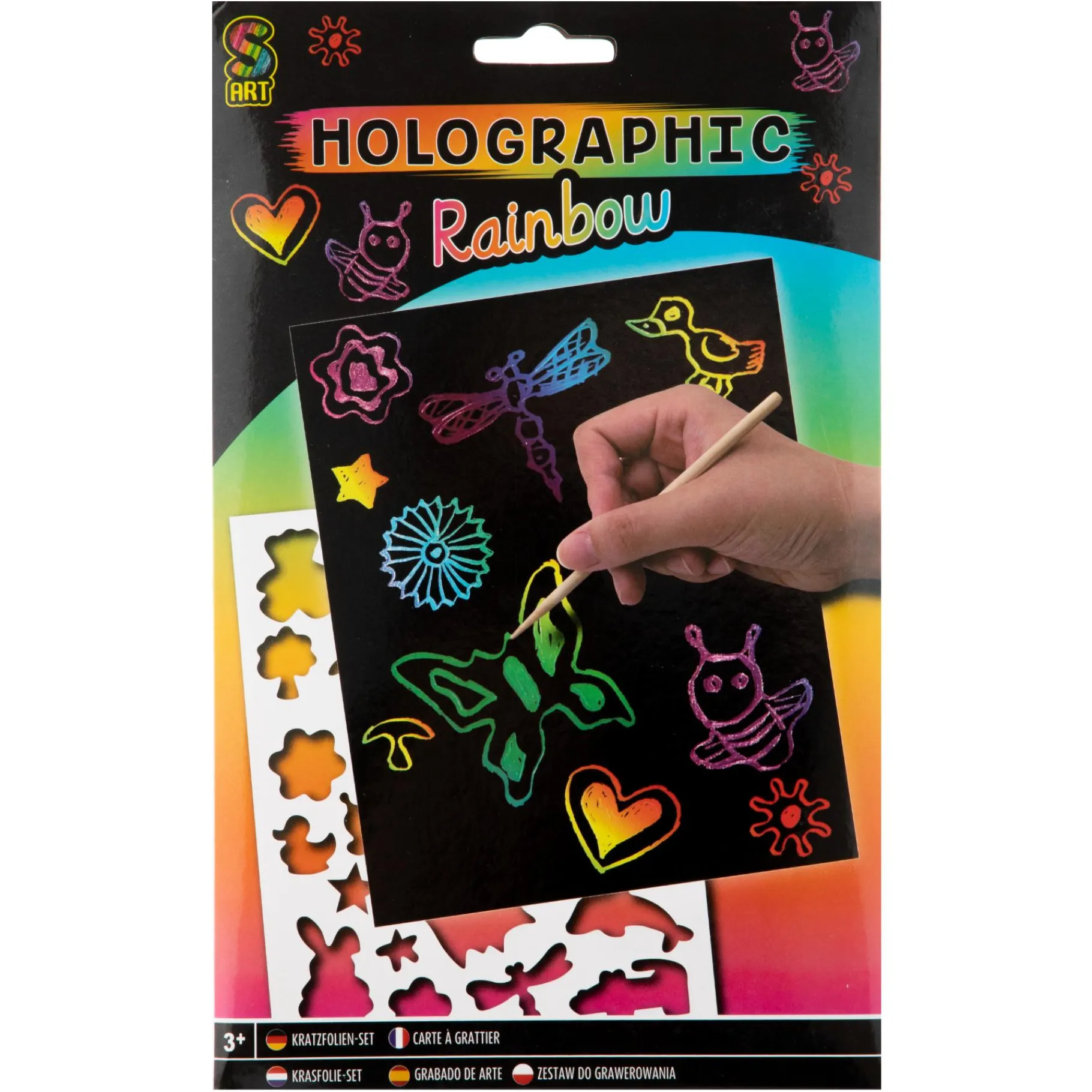 Paraplu's En Tassen|Krasfolie>Grafix Scratch art A4 assorti