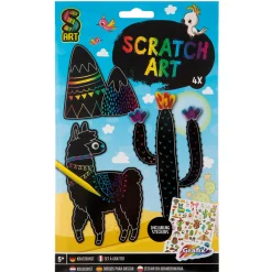 Paraplu's En Tassen|Krasfolie></noscript> Scratch art met kleuren 7 delig 2 assorti
