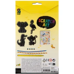 Paraplu's En Tassen|Krasfolie></noscript> Scratch art met kleuren 7 delig 2 assorti