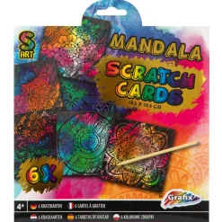 Paraplu's En Tassen|Tekenen / Kleuren> Scratch art met kleuren 7 delig 2 assorti