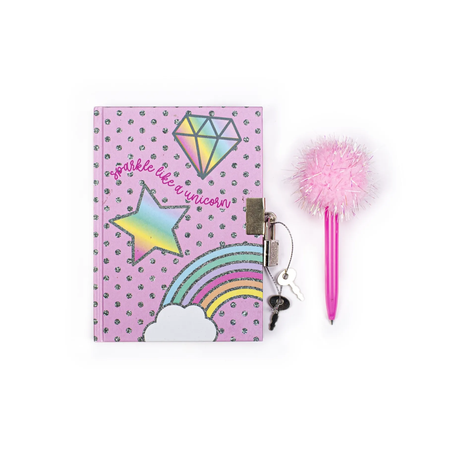 Dagboeken> Secret Diary Met PomPom Pen