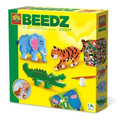 Strijkkralen|Plucheknuffels>Ses Beedz Strijkkralen Safari Dieren 2000 Stuks