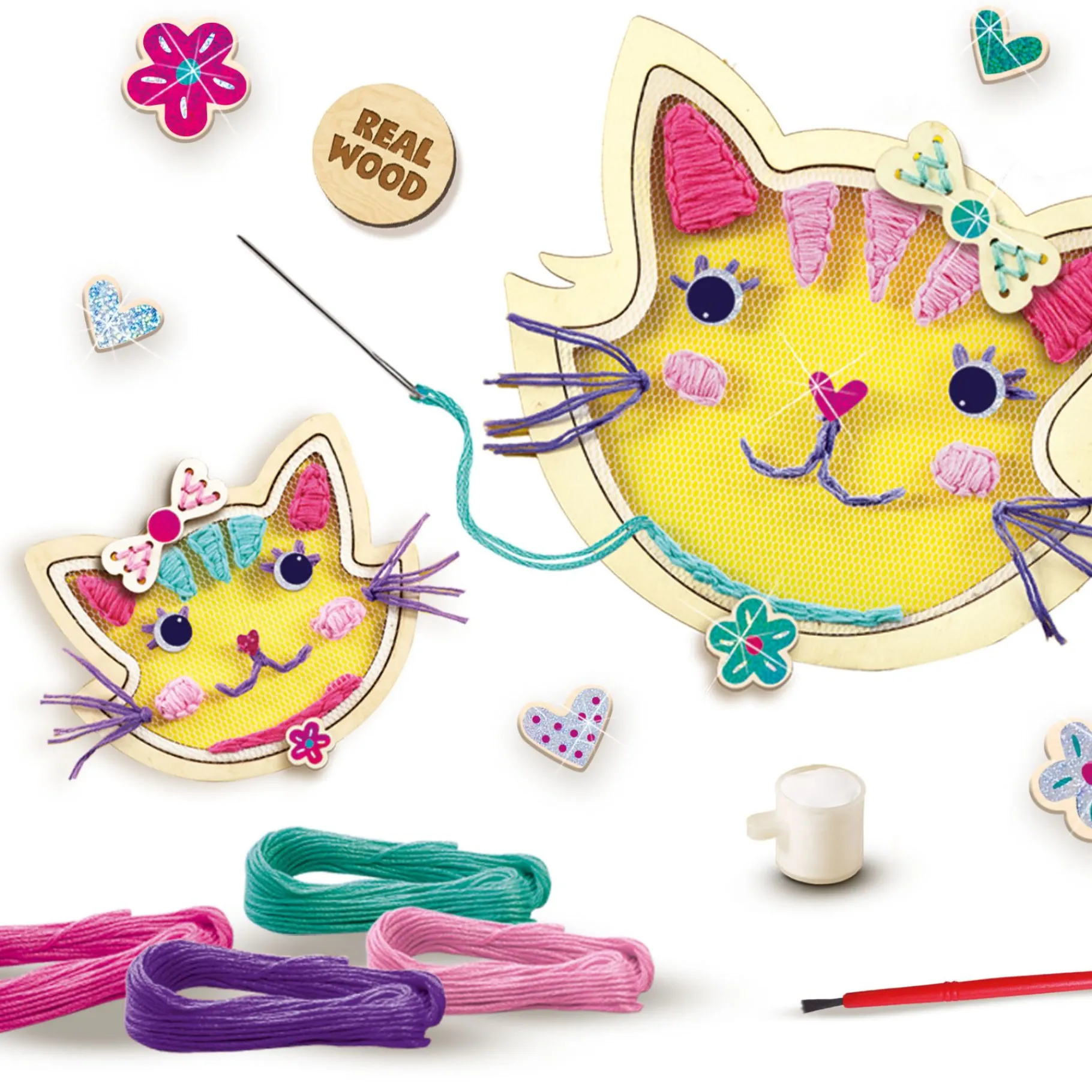 Knutselsets>Ses Borduren Op Tule