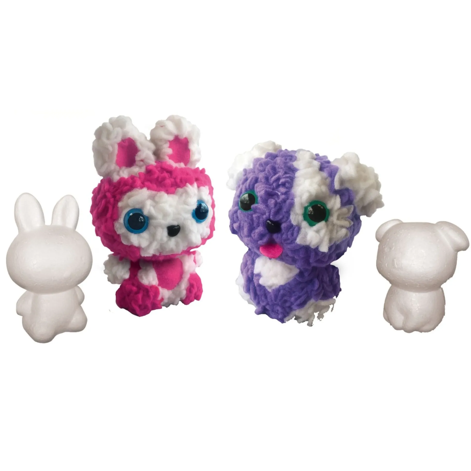 Knutselsets>Ses Fluffy Dieren