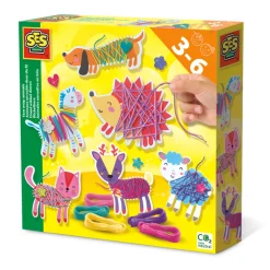 Knutselsets>Ses Ik Leer Draad Wikkel Dieren