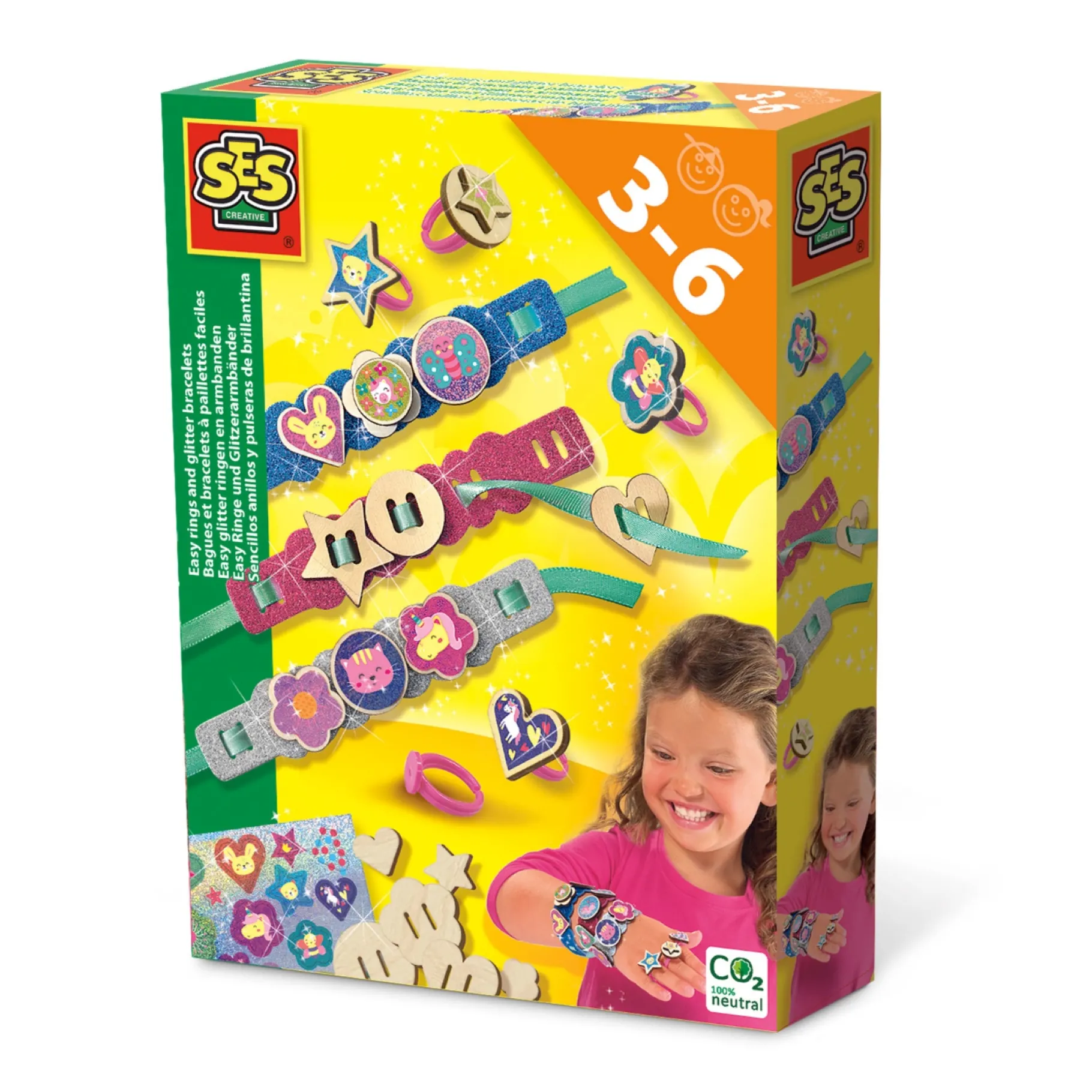 Sieraden Maken>Ses Ik Leer Easy Glitt Ring-Armband