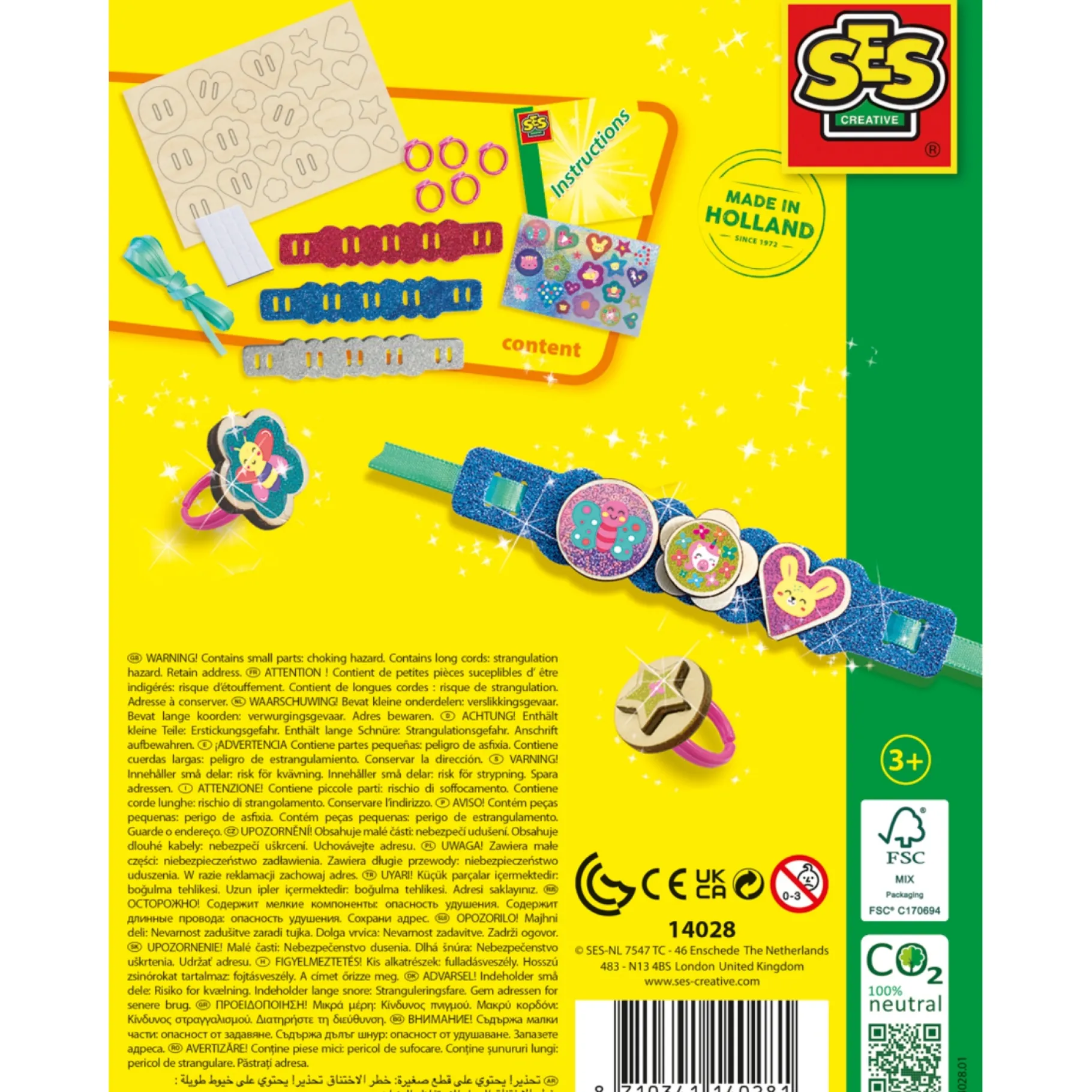 Sieraden Maken>Ses Ik Leer Easy Glitt Ring-Armband