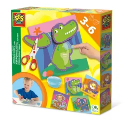 Knutselen>Ses ik leer knippen en plakken