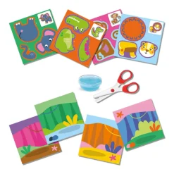 Knutselen>Ses ik leer knippen en plakken