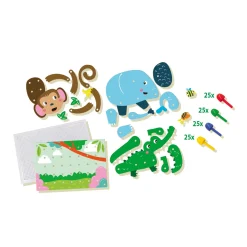 Knutselsets>Ses Ik Leer Mozaiek Dieren Puzzel