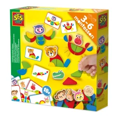 Knutselsets>Ses montessori dierenvormen leggen