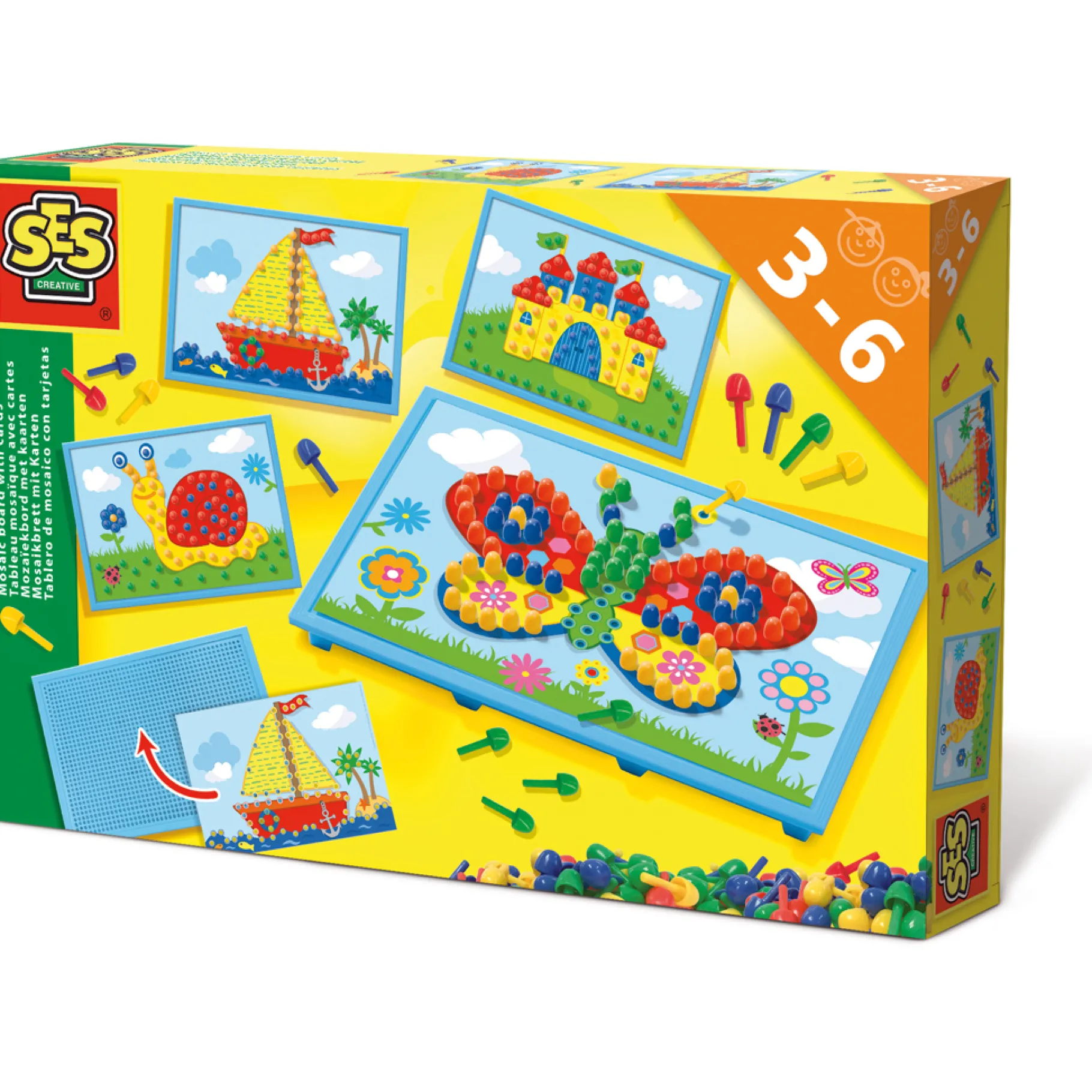 Knutselsets>Ses Mozaïekbord Met Kaarten