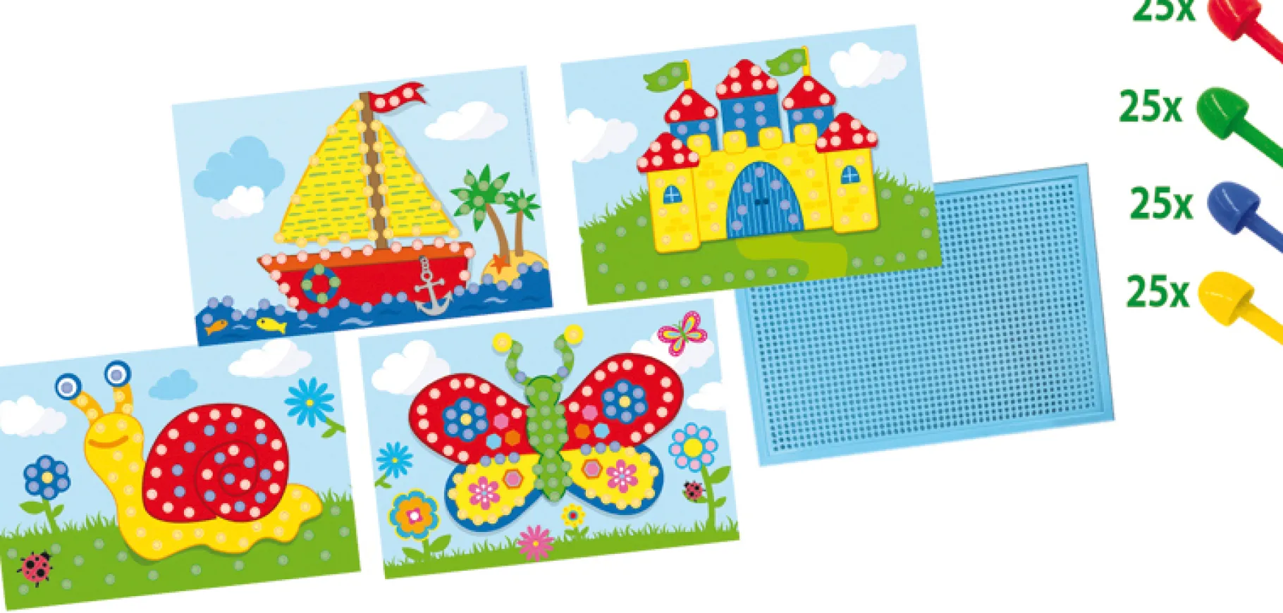 Knutselsets>Ses Mozaïekbord Met Kaarten