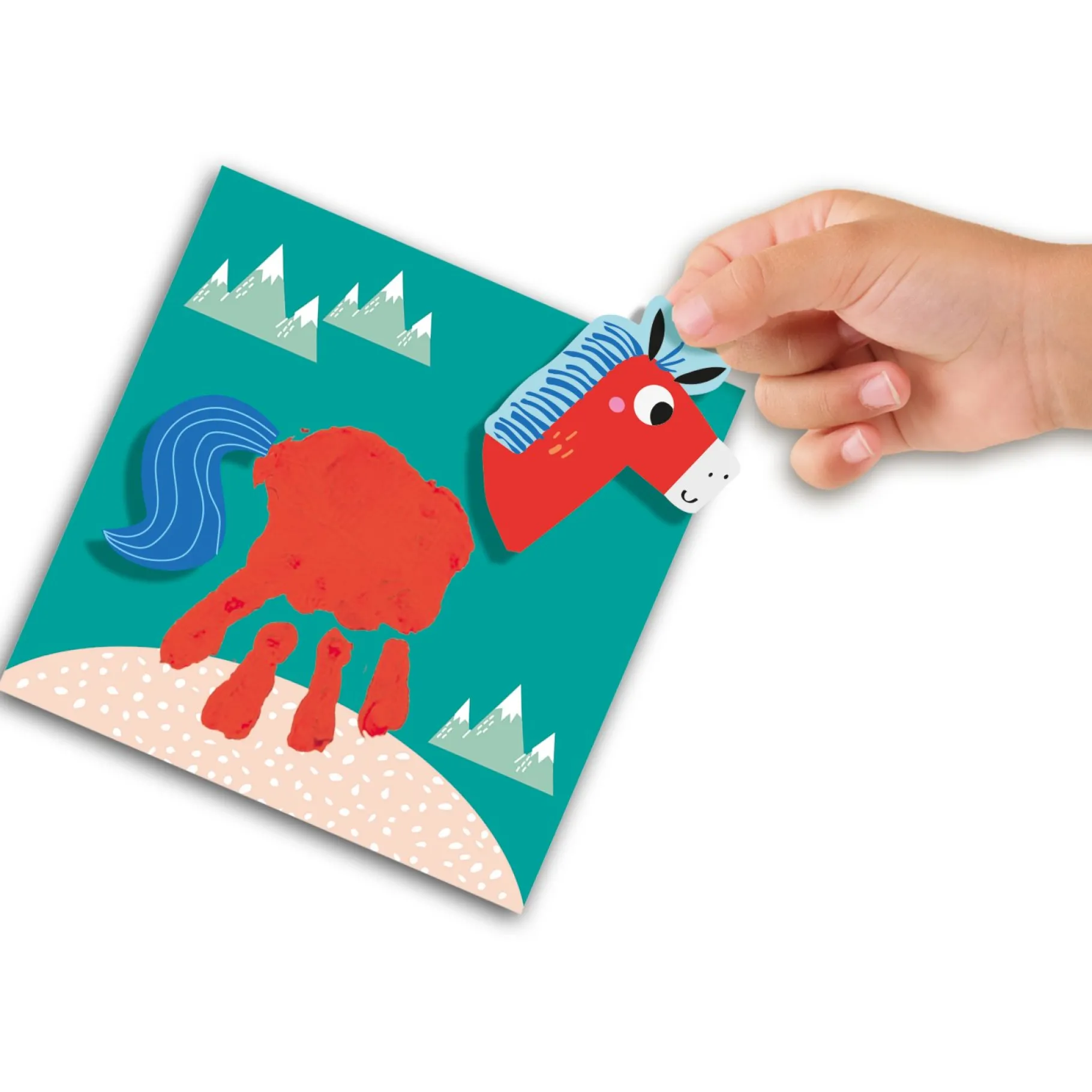 Verven / Schilderen>Ses My First Vingerverf Handafdruk