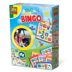 Reisspellen>Ses Raamsticker Bingo - Reisspel