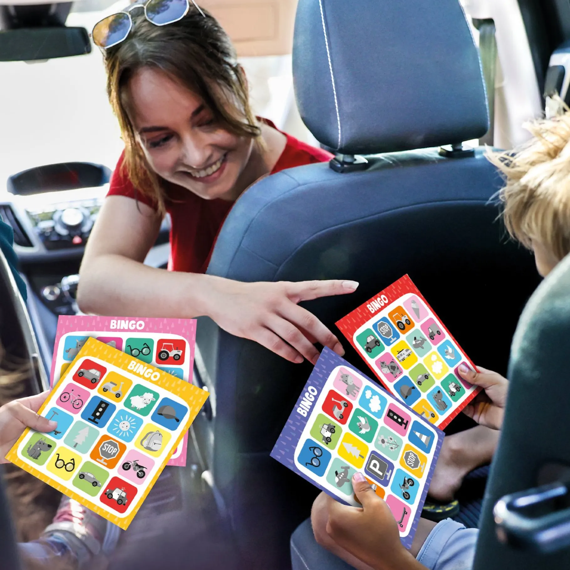 Reisspellen>Ses Raamsticker Bingo - Reisspel