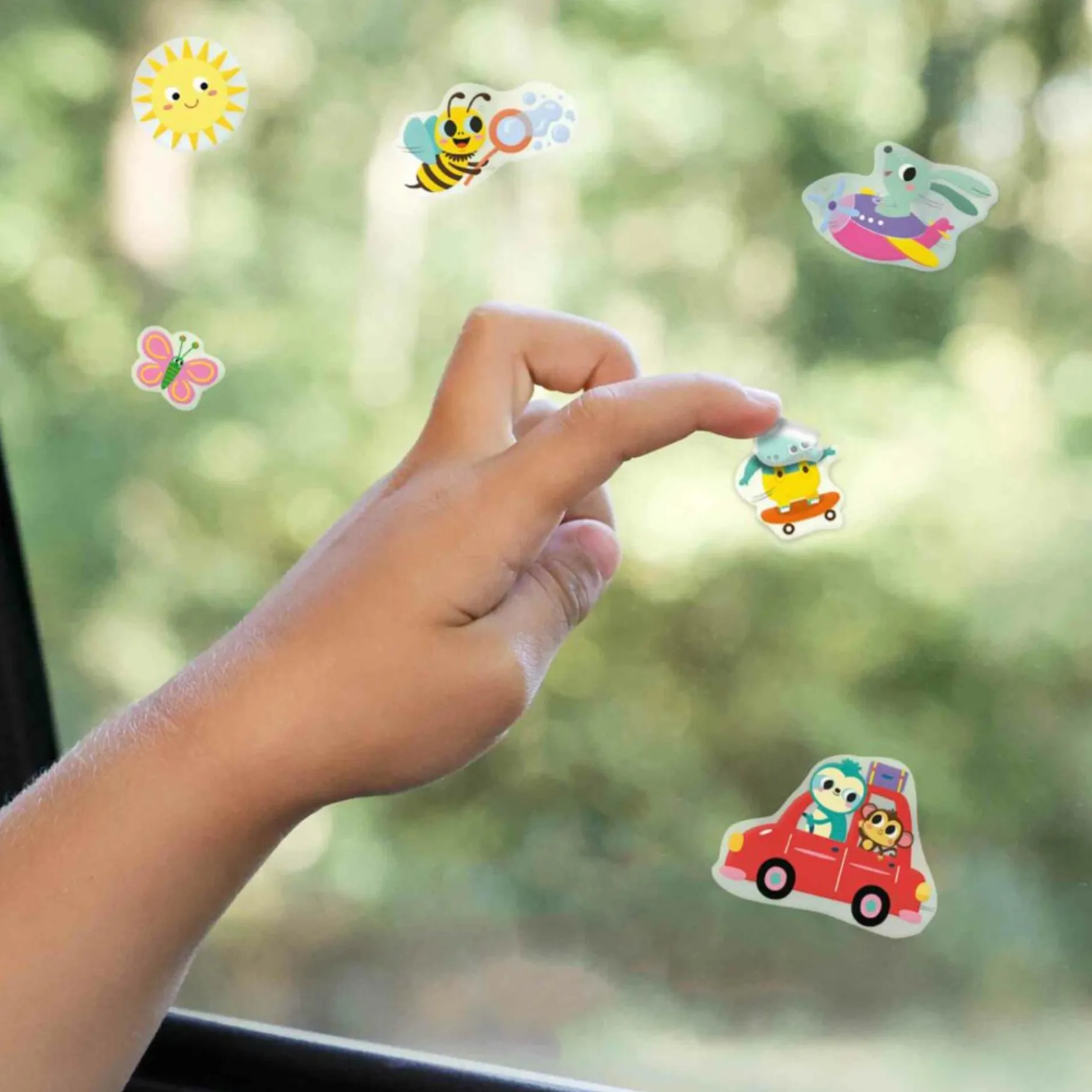 Stickers>Ses raamstickers voertuigen