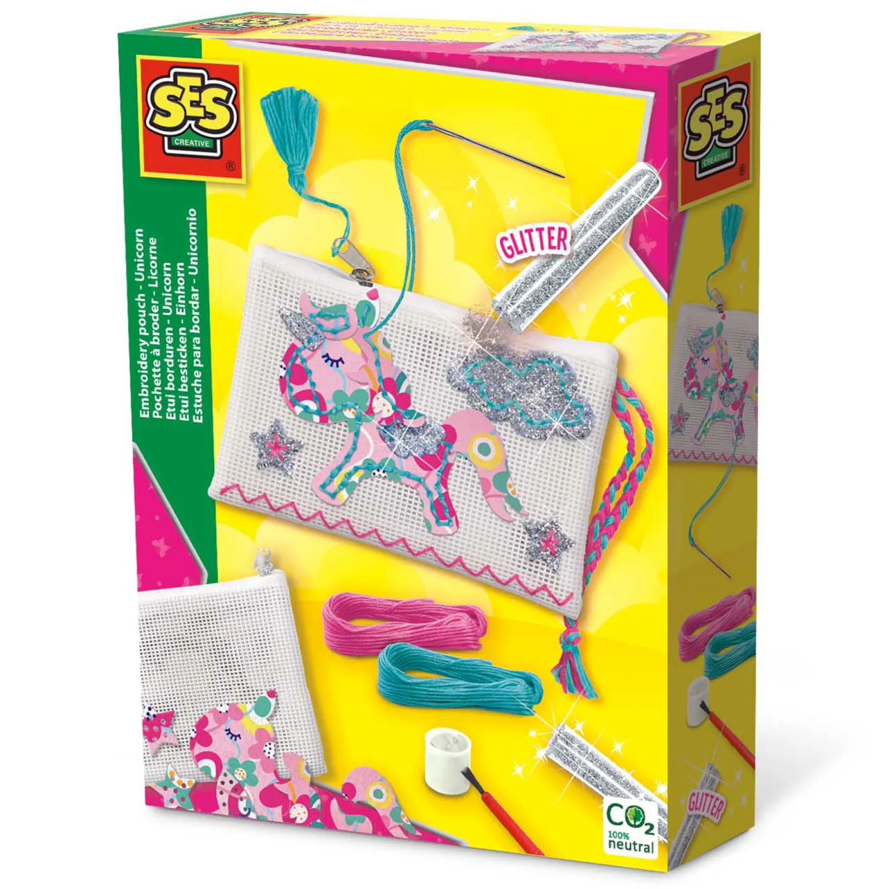 Knutselen>Ses Unicorn Etui Borduren