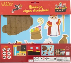 Knutselsets> Sint knutselset stoomboot