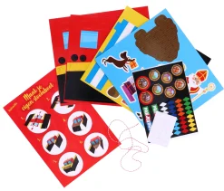 Knutselsets> Sint knutselset stoomboot