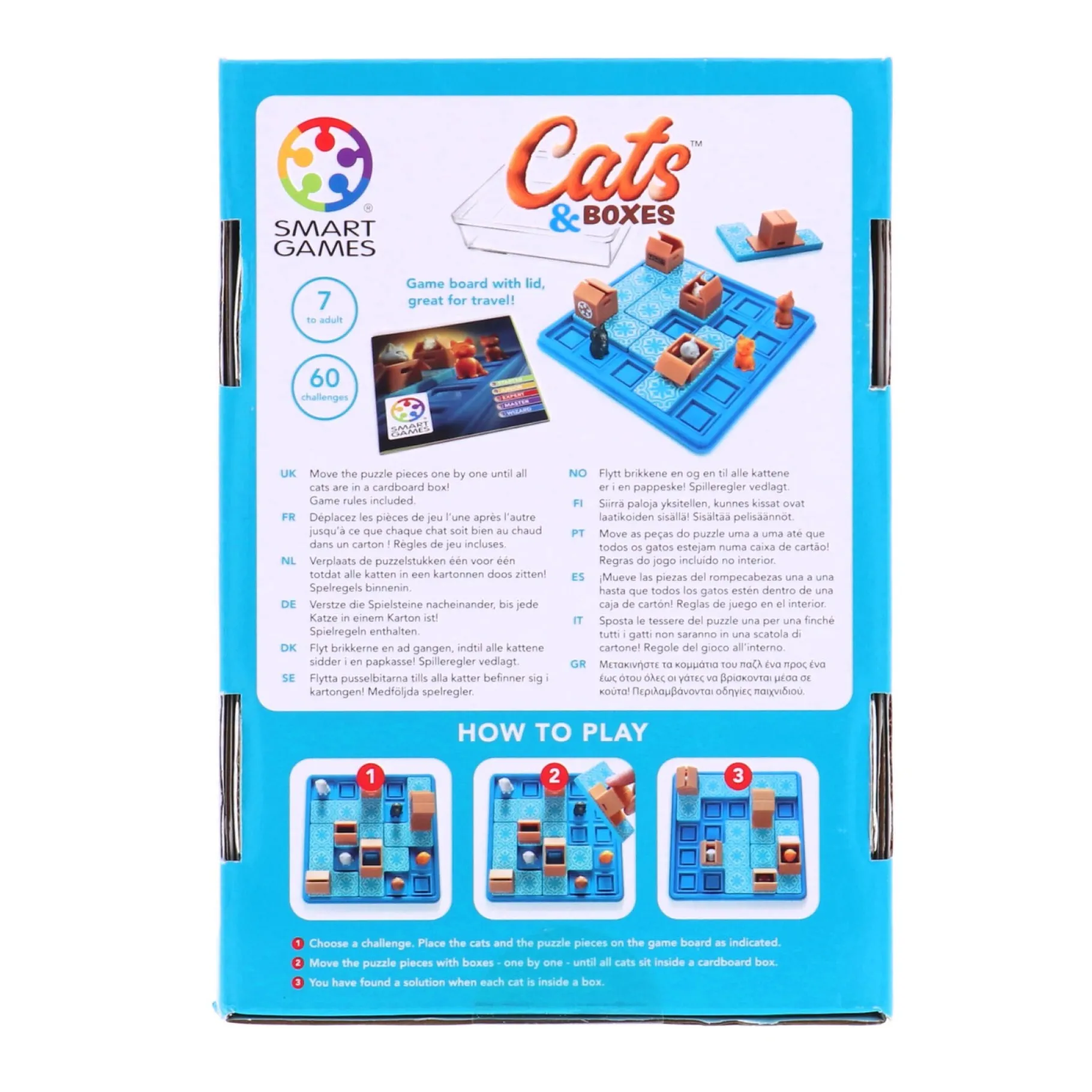 Denkspellen>Smartgames Smart Games Cats and Boxes - Denkspel