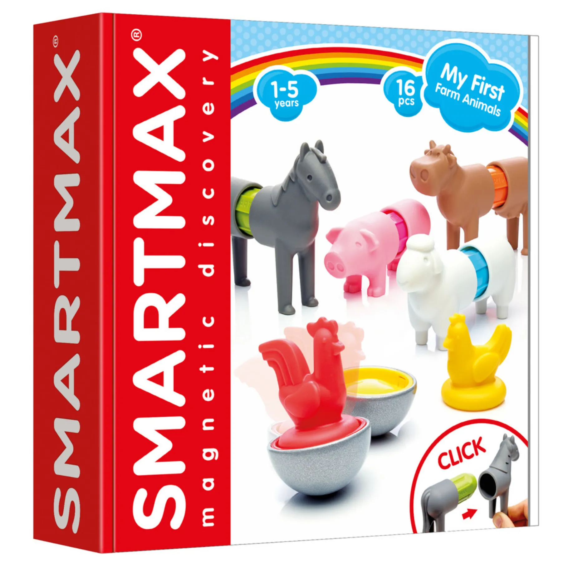 Speelsets|Educatief Baby- En Peuterspeelgoed>Smartmax My First Boerderij Dieren