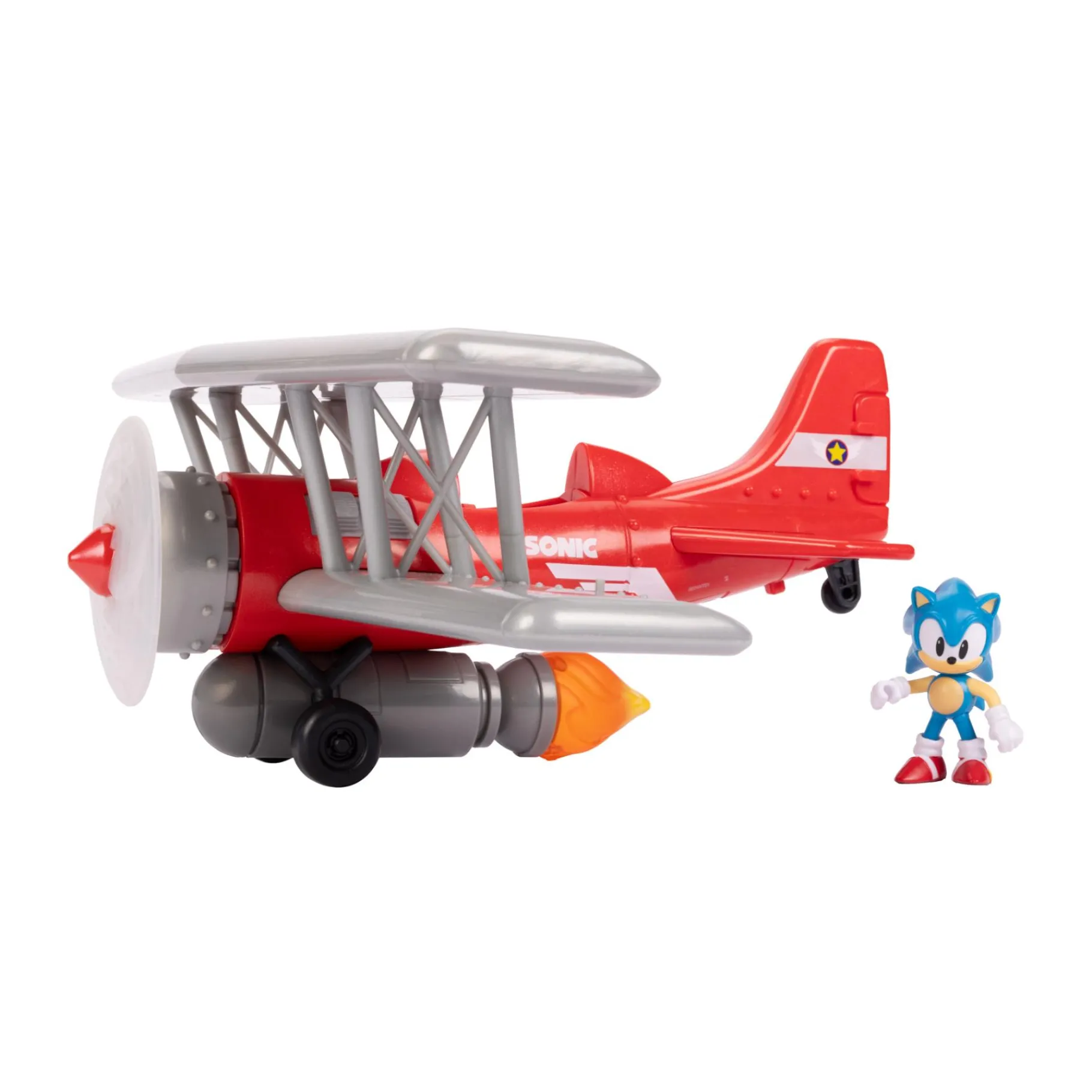 Speelfiguren> Sonic Tornado biplane inclusief 6,5 cm figuur