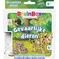 Denkspellen> Spel Brainbox Pocket Gevaarlijke dieren