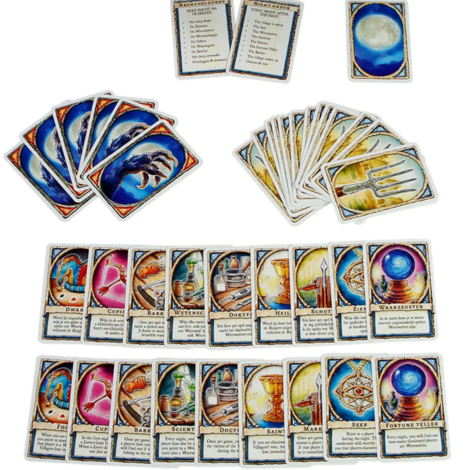 Kaartspellen> Spel De Weerwolven Basisspel Kaartspel Partyspel