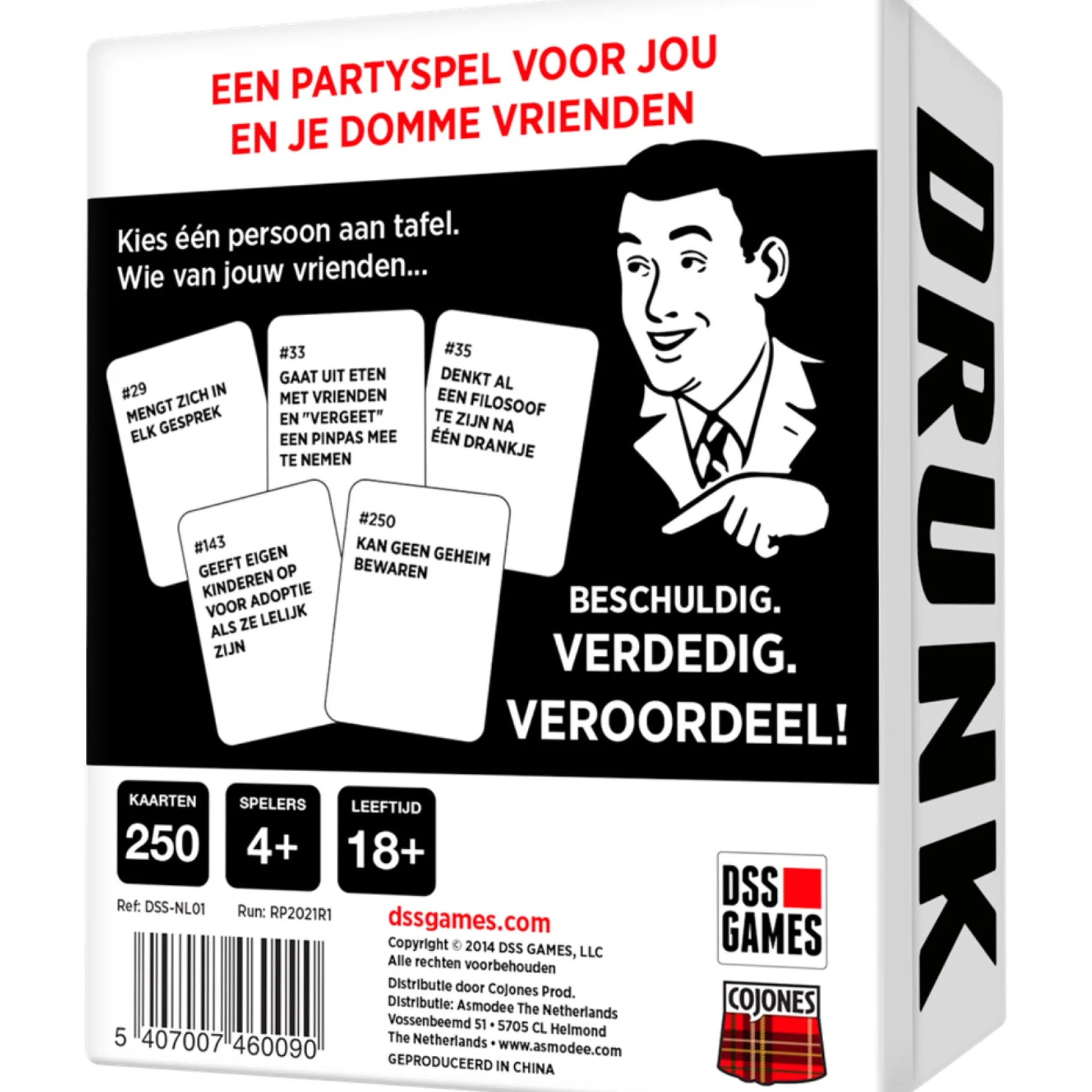 Familiespellen>Asmodee Spel Drunk, Stoned or Stupid NL