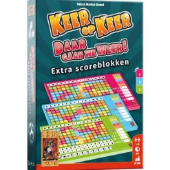 Spel Accessoires>999-games Spel Keer op Keer Scoreblok 3 Stuks  Level 5,6,7 Level 5, 6 En 7