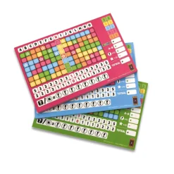 Spel Accessoires>999-games Spel Keer op Keer Scoreblok 3 Stuks  Level 5,6,7 Level 5, 6 En 7