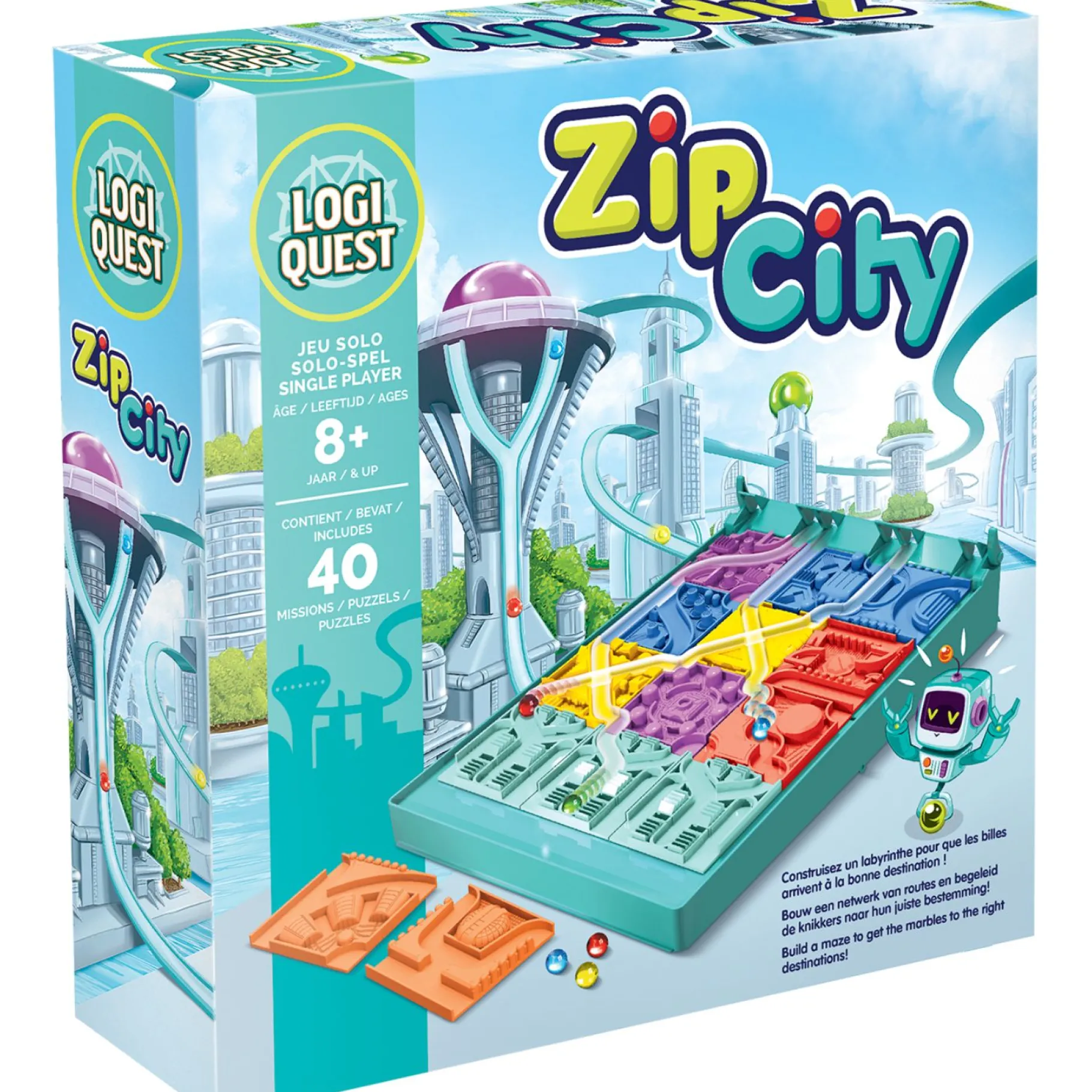 Denkspellen>Asmodee Spel Logiquest Zip City