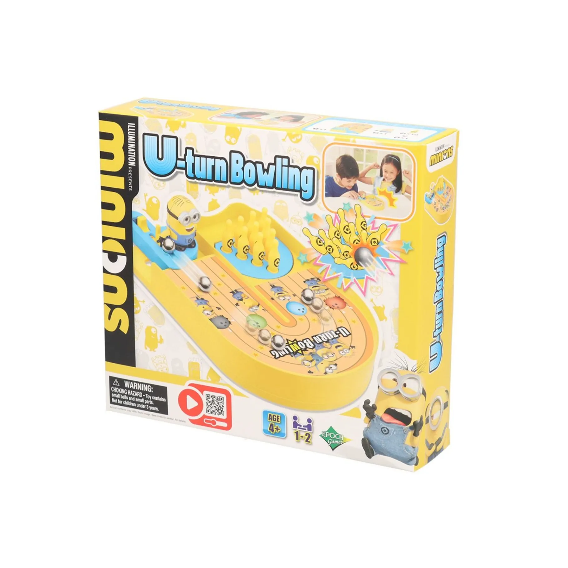 Familiespellen> Spel Minions U-turn Bowling