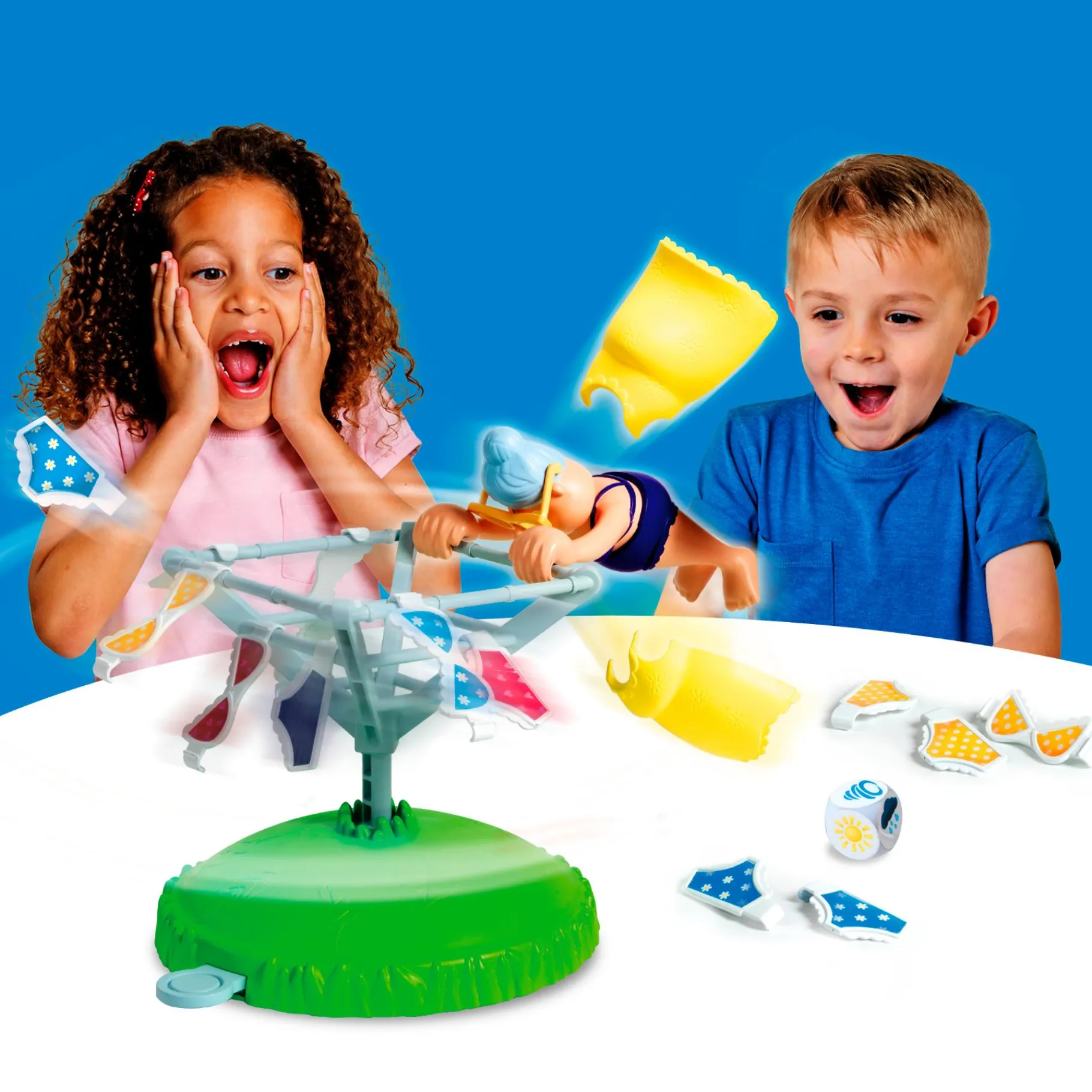 Kinderspellen>Megableu Spel Oma's Woeste Waslijn