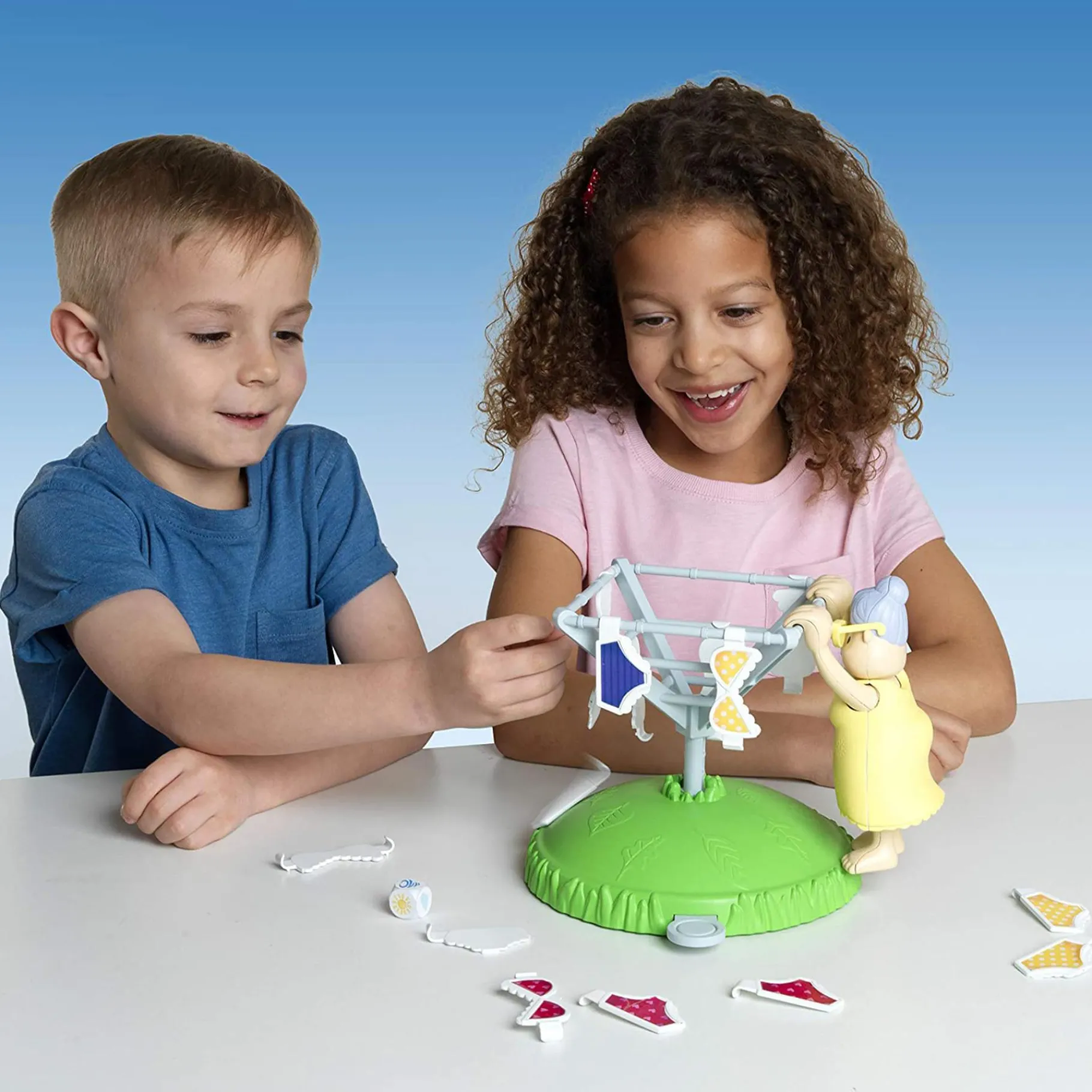 Kinderspellen>Megableu Spel Oma's Woeste Waslijn